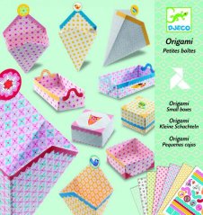 Kreatives Origami-Set: Kleine Schachteln
