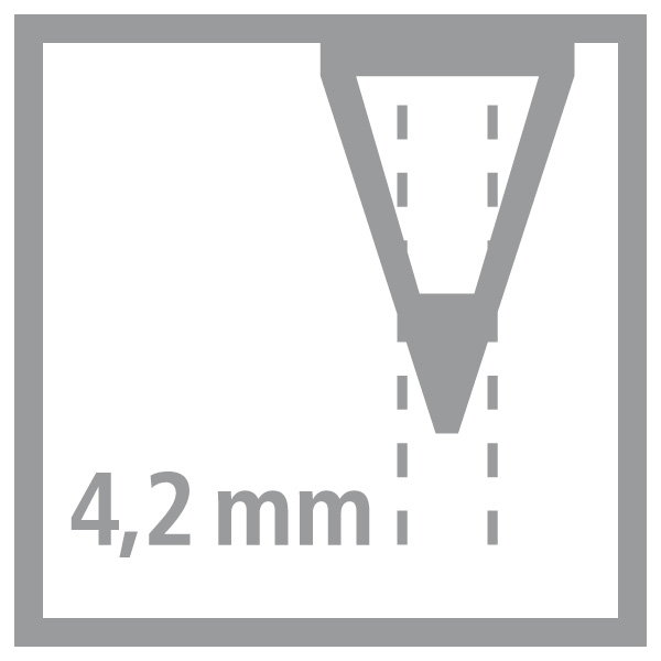 Dreieckige Buntstifte STABILO Trio Dick 24 Stk