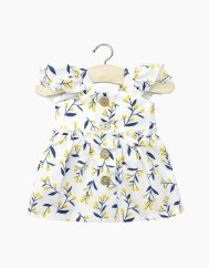 Élisa-Kleid für die Puppe - Mimosa