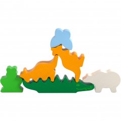 Haba Minispiel für Kinder Tier gegen Tier in einer Metallbox