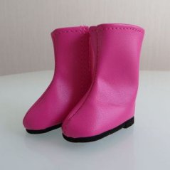 Schuhe für Puppen 32 cm - Stiefel rosa