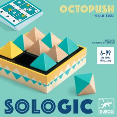 SOLOGIC OctoPush, 3D dřevěný hlavolam