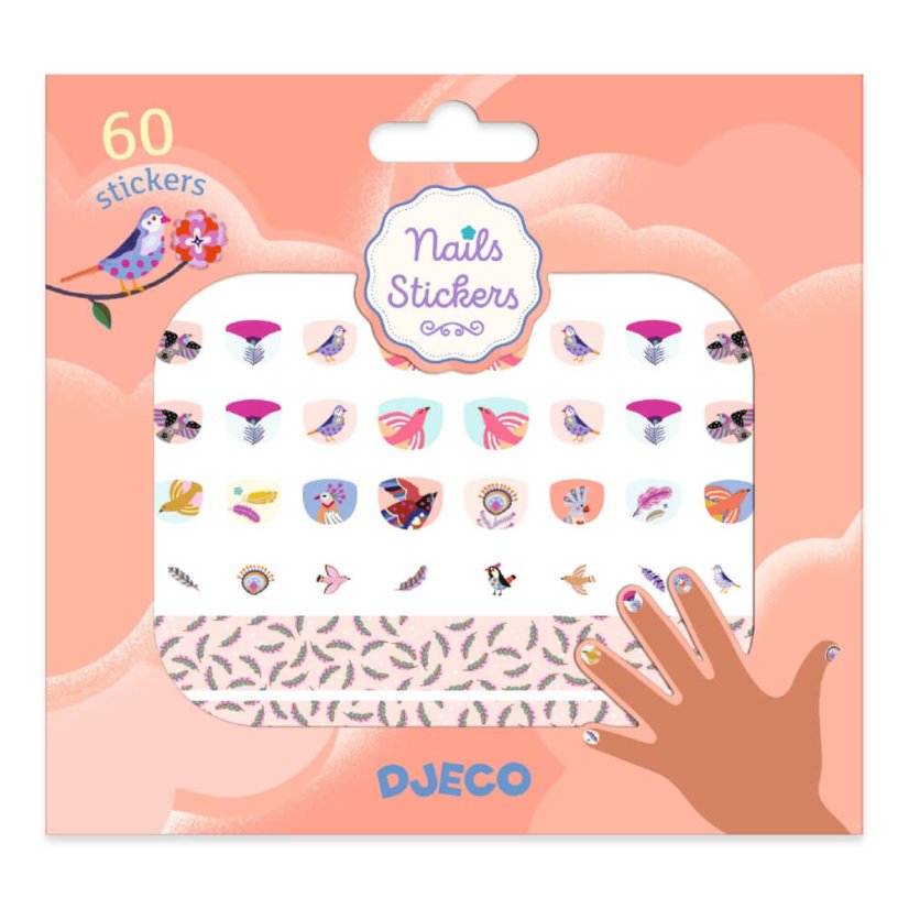 Nagelsticker verschiedener Art von Djeco