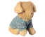 Gestrickter Pullover für Welpen, klein, blau, Maileg