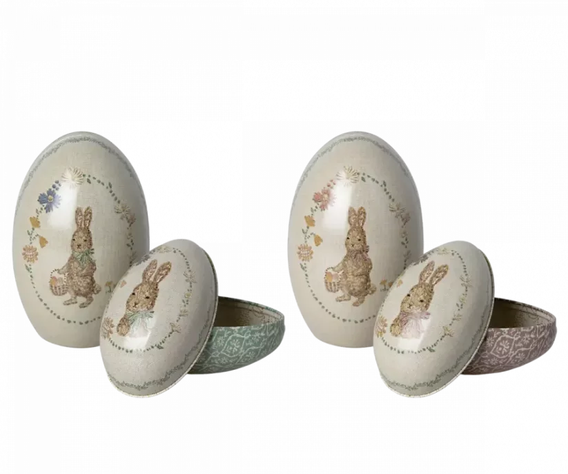 Velikonoční kovová vajíčka Set 2 Maileg