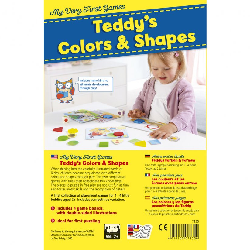 Haba Moje první hry pro děti Teddy barvy a tvary