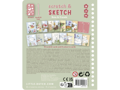 Little Dutch Rubbelbuch Rosa & Friends