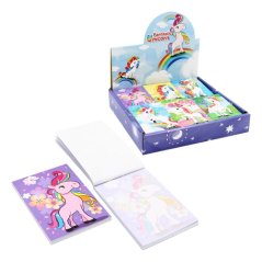 Blok trhací s potiskem 59x83 mm Unicorn náhodný výběr