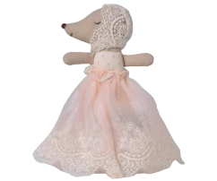 Babymaus im Puderkleid Maileg