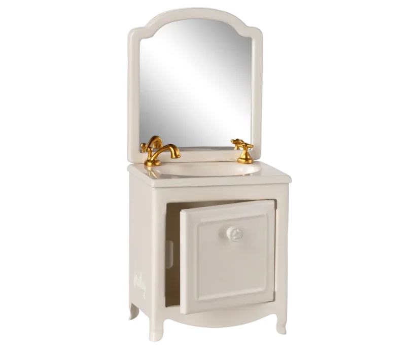 Umyvadlo so zrkadlom off white Maileg