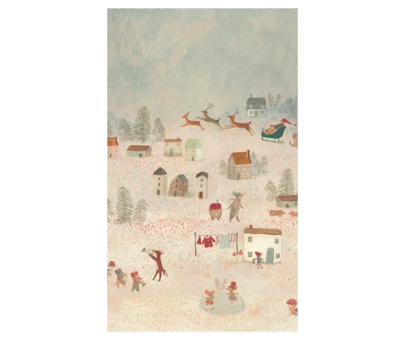 Baliaci papier Santa is coming - 10 M Maileg