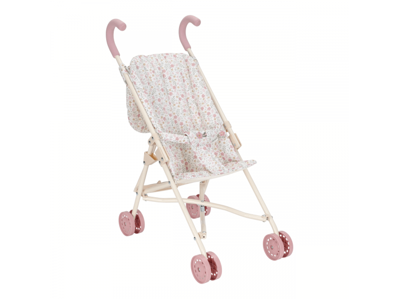 Little Dutch Kočík pre bábiky golfky skladací Soft Flowers