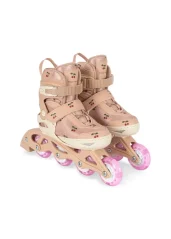 Kirschrote Leucht-Schlittschuhe