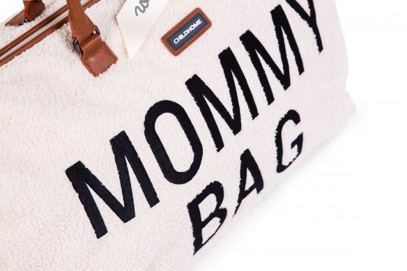 Prebaľovacia taška Mommy bag Teddy off white