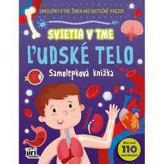 Samolepková knižka Svietia v tme Ľudské telo
