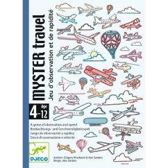 Mysteriöses Reisekartenspiel der Beobachtung und Geschwindigkeit