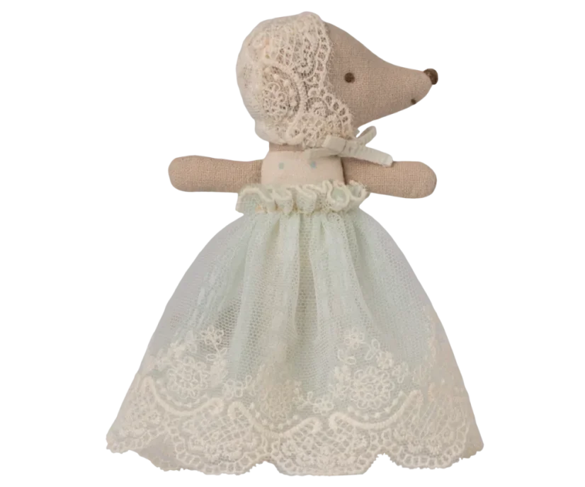 Babymaus im Minzkleid Maileg