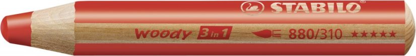 Buntstifte STABILO woody 3in1, Set à 6 Stück