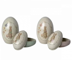 Velikonoční kovová vajíčka Set 2 Maileg