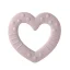 BIBS Baby Bití kousátko Heart různé barvy - BIBS Baby Bití kousátko: Pink plum