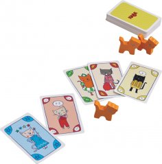 Haba Minispiel für Kinder Maunz Maunz in einer Metallbox