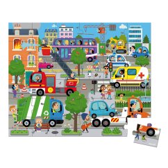 Janod Puzzle Mesto 36 ks