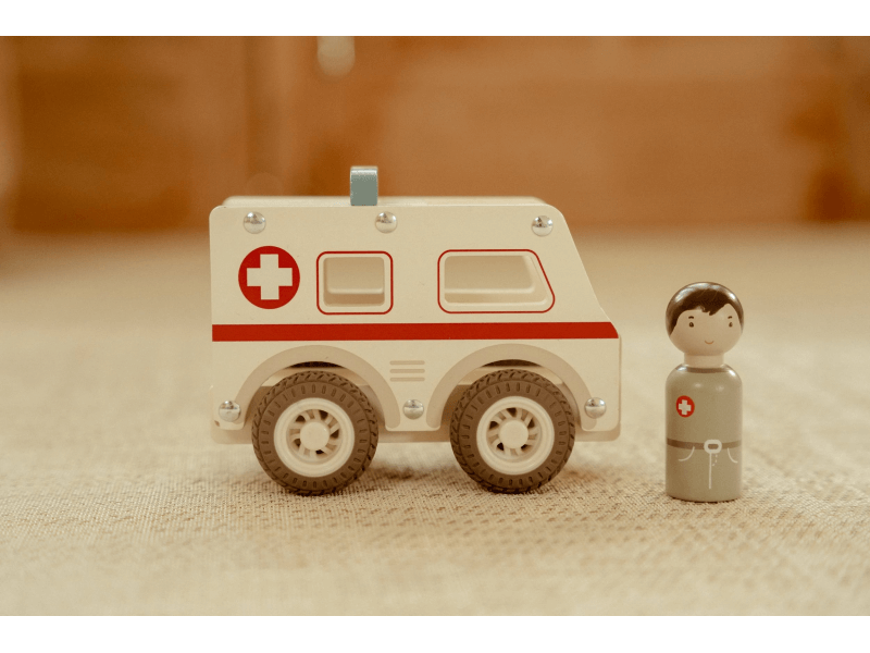 Little Dutch Sanitka drevená