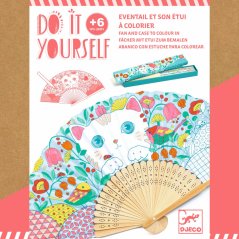 DIY - Vybarvi si vějíř - Koneko