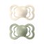 BIBS Supreme cumlíky z prírodného kaučuku 2ks - veľkosť 1 rôzne druhy - BIBS Supreme cumlíky: ivory/sage