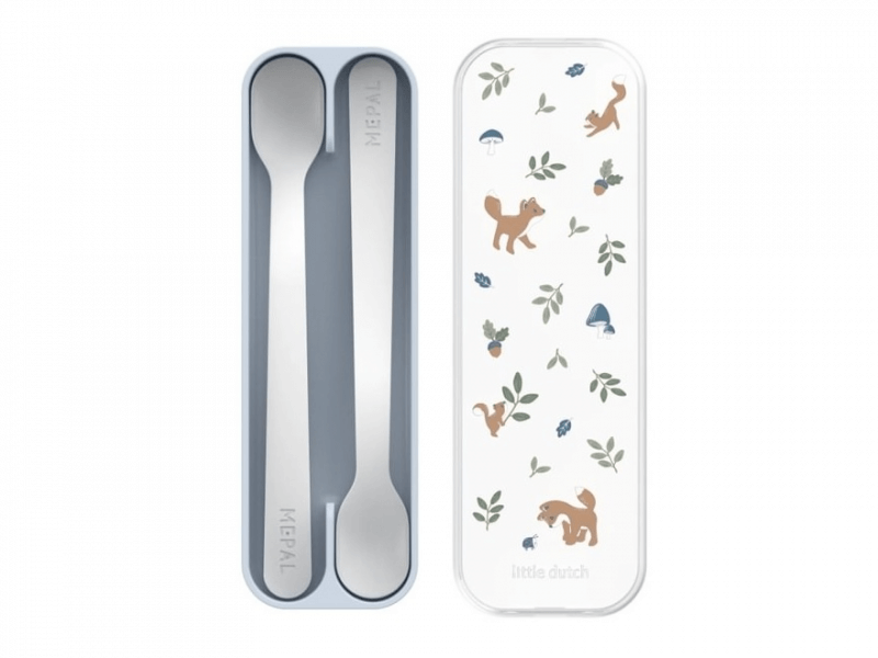 Little Dutch Löffel 2 Stück mit Etui Forest Friends