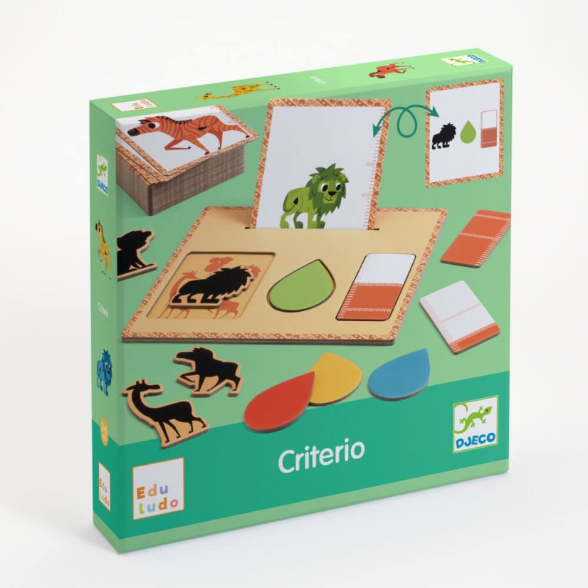 Eduludo: Criterio – ein Spiel zur Form-, Farb- und Größenerkennung