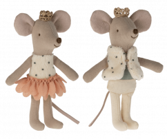 Myšky kráľovské dvojičky v zápalkovej krabičke Rose Maileg