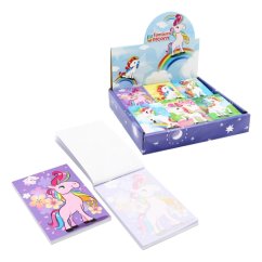 Blok trhací s potlačou 59x83 mm Unicorn náhodný výber