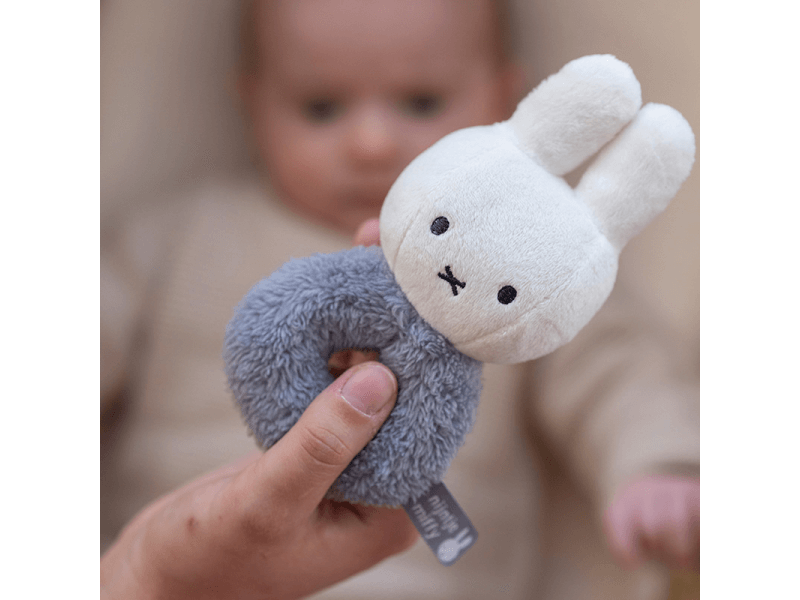 Hasenrassel Miffy flauschig blau