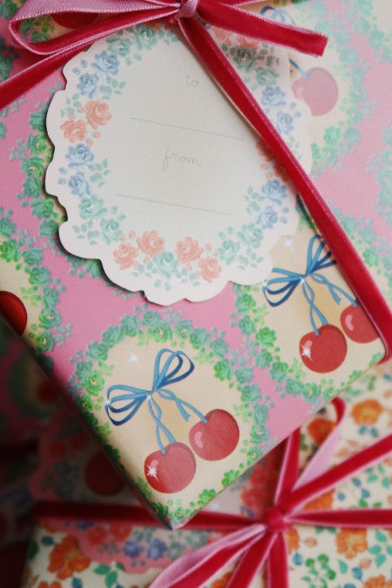 Große Kirsch-Weihnachts-Namensschilder