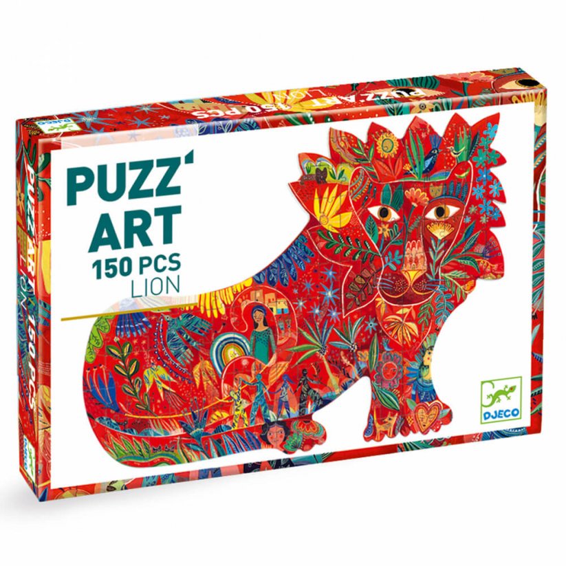 Löwe: Kunstpuzzle (150 Teile)