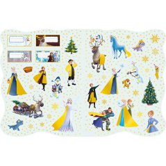 Nejkrásnější vánoční omalovánky se samolepkami Ledové království