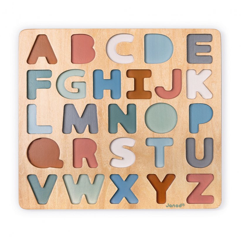 Süßes Cocoon-Alphabet-Puzzle