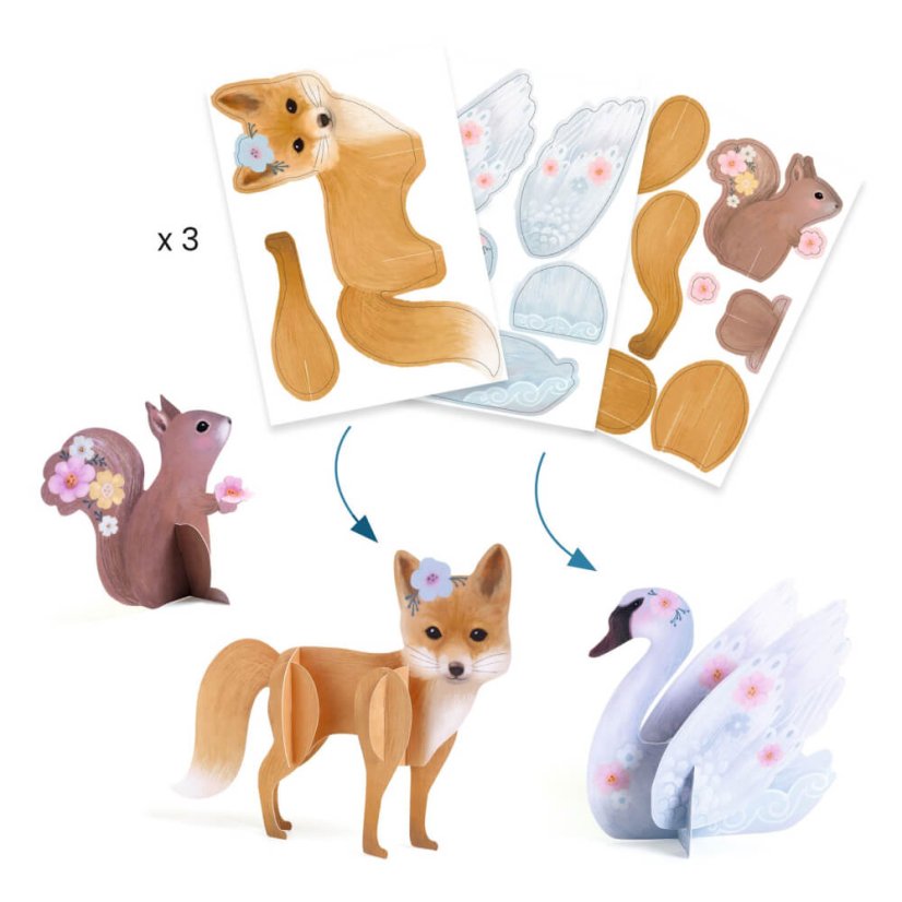 Großes Kreativset mit 6 Fluffy-Box-Aktivitäten