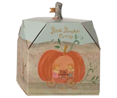 Dýňový kočárek pro myšky Maileg