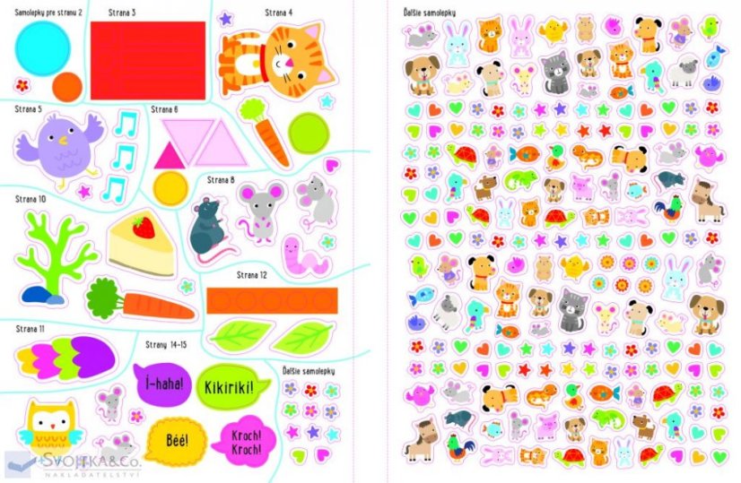 Haustiere Meine ersten Aufkleber