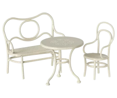 Café set pro myšky - Off white
