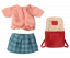 Rotes Rucksack-Outfit für die große Schwester