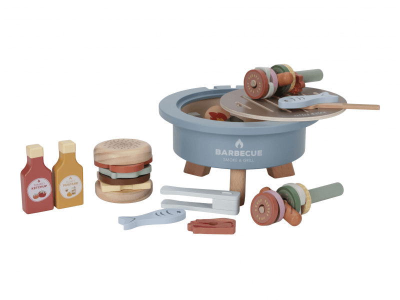 Little Dutch Barbecue sada drevená