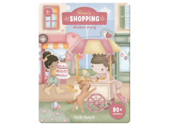 Little Dutch Knížka se samolepkami Nakupování Rosa