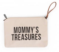 Pouzdro mommy treasures s poutkem Off White Black