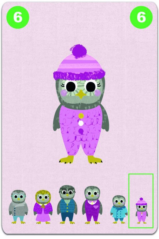 Glückliche Familien: kooperatives Kartenspiel