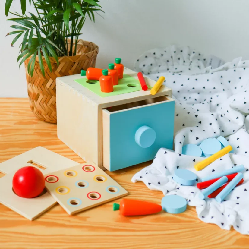 Montessori-Box Einsatz 4 in 1