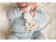 Rassel von Miffy-Kaninchen mit Vintage-Streifen