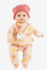 Realistischer Baby - kleiner Junge Alex im Sonnenanzug mit Ton